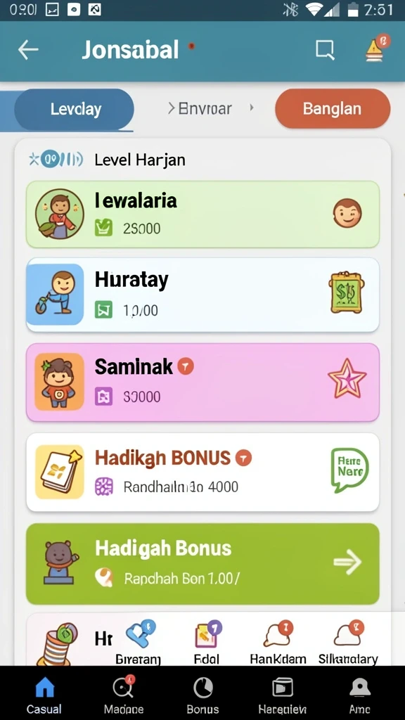 mami188 - Tampilan awal aplikasi dengan desain modern.