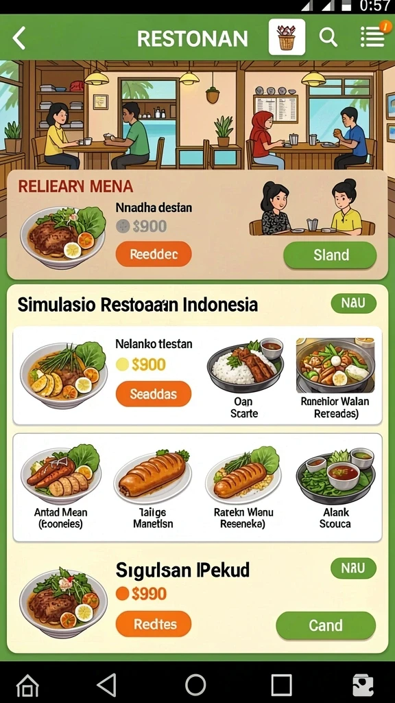 rezixo - Tampilan awal permainan yang menarik dan penuh warna.
