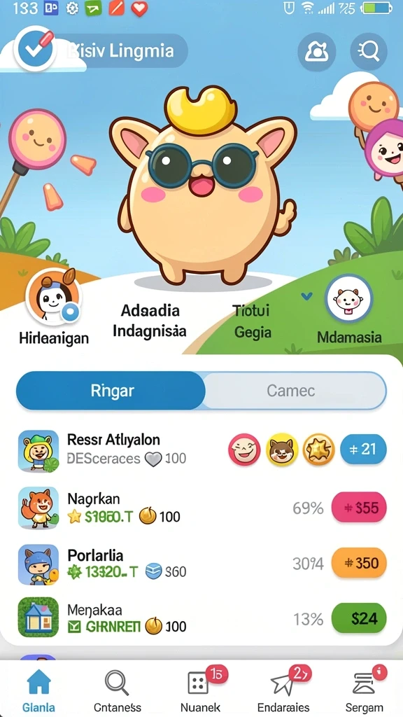 sukses777 - Tampilan antarmuka yang menarik dan mudah digunakan.